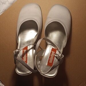 Unlisted, Silver(metallic), chunky, size 9